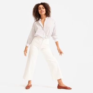 Everlane Wide Leg Crop Pants